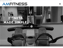 Tablet Screenshot of amfitness.co.uk